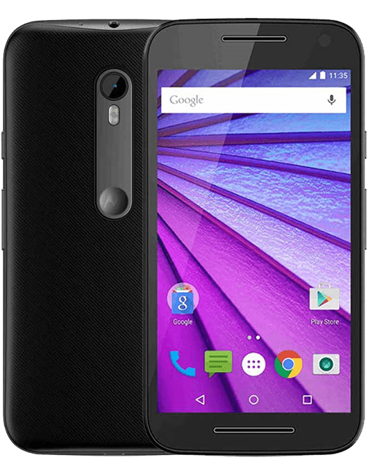 Motorola Moto G3 Svart