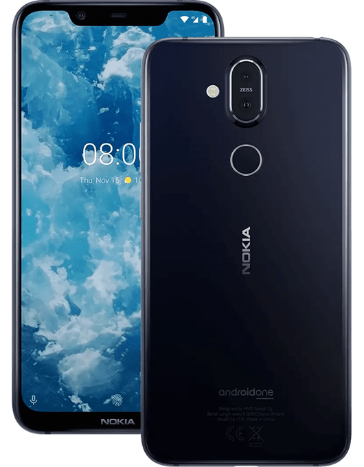 Nokia 8.1 Blå