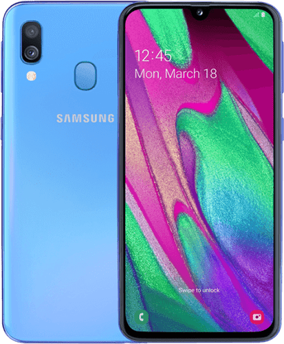 Samsung Galaxy A40 Blå
