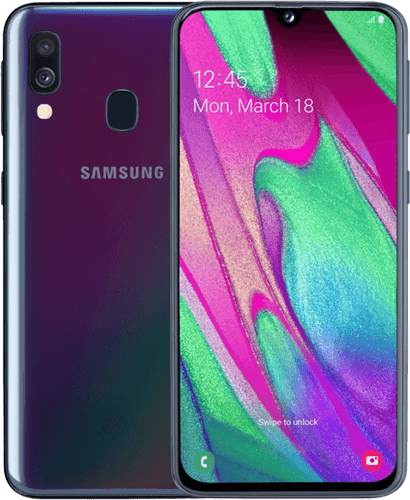 Samsung Galaxy A40 Svart