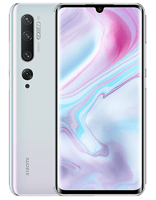 Xiaomi Mi Note 10 Glaciärvit